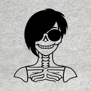 Girl Skull and Sunglasses T-Shirt